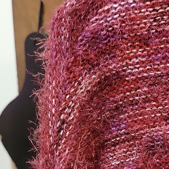 American Rag Red Chunky Knit Crew Neck Sweater - Picture 7 of 7